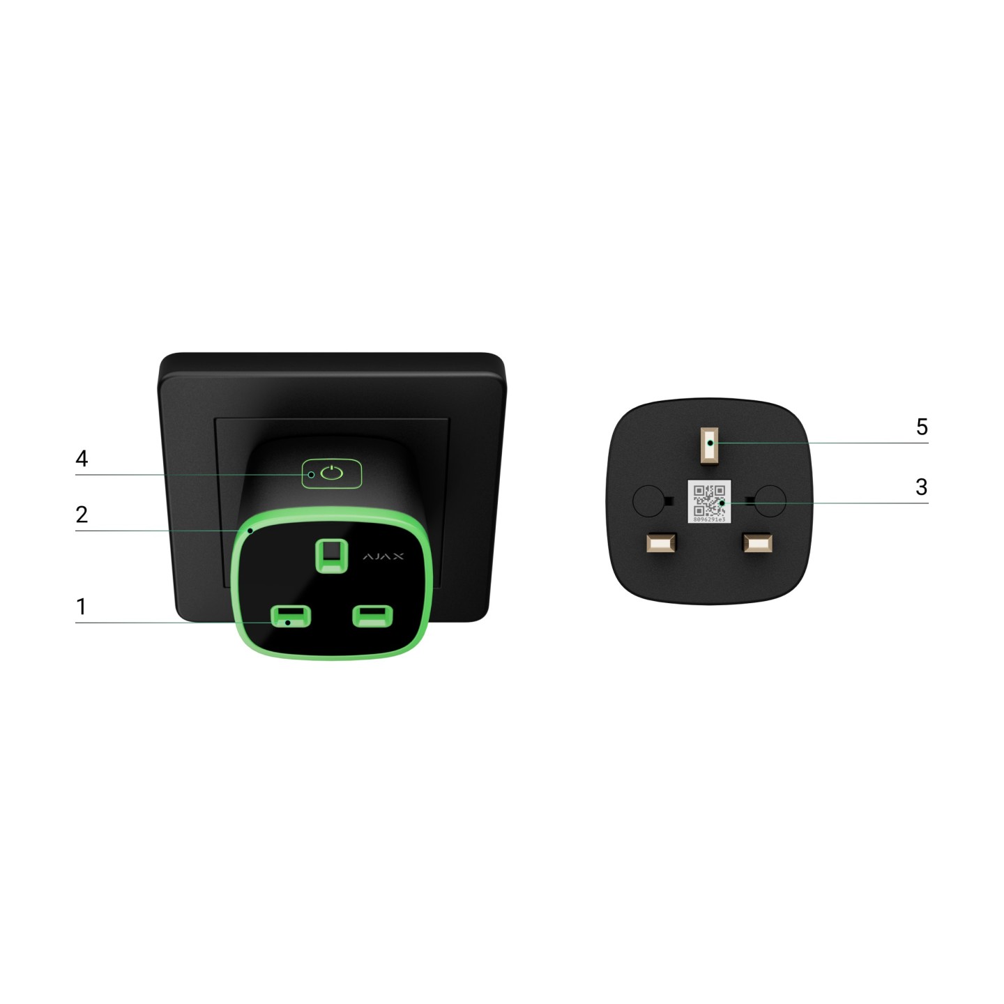 Ajax Smart Plug - UK type — Buy in Cyprus with Fast Delivery