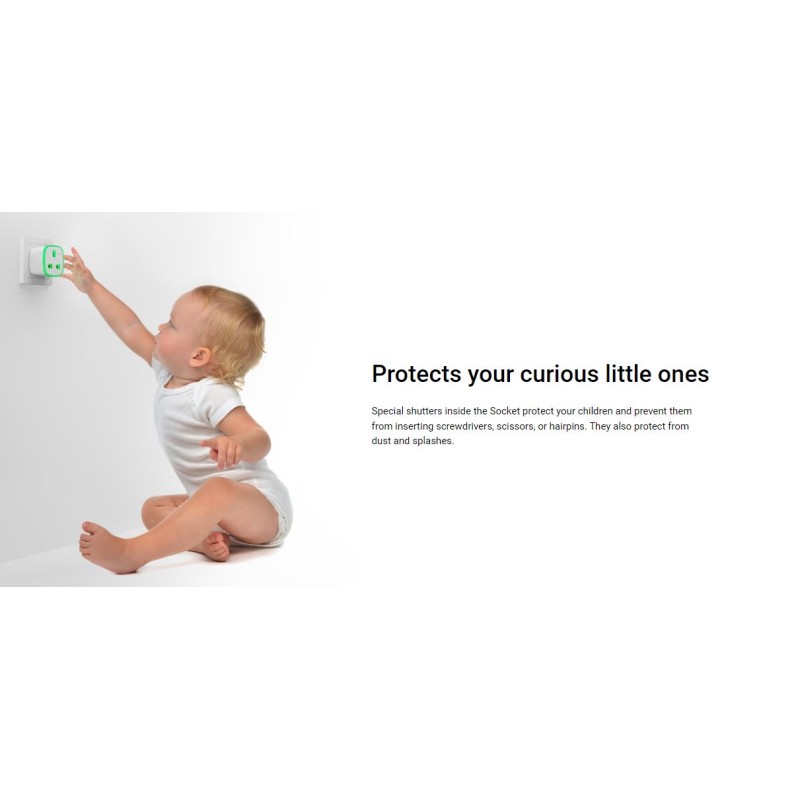 Buy Ajax Smart Plug - UK type in Cyprus, Nicosia, Limassol, Larnaka, Pafos