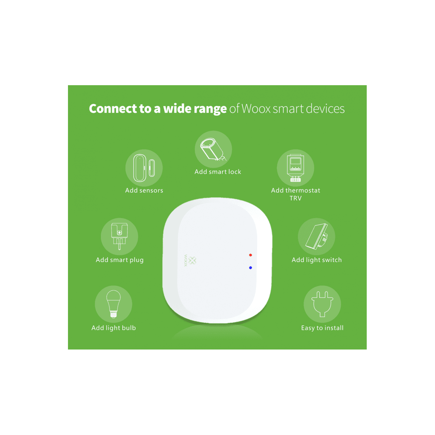 WOOX Wireless Gateway - R7070 - Wi-Fi Zigbee — Buy in Cyprus with Fast Delivery