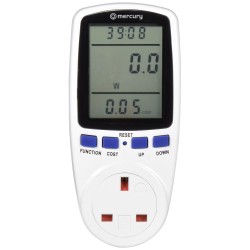Buy Mercury Appliance Power Meter - 429.859UK - UK plug in Cyprus, Nicosia, Limassol, Larnaka, Pafos