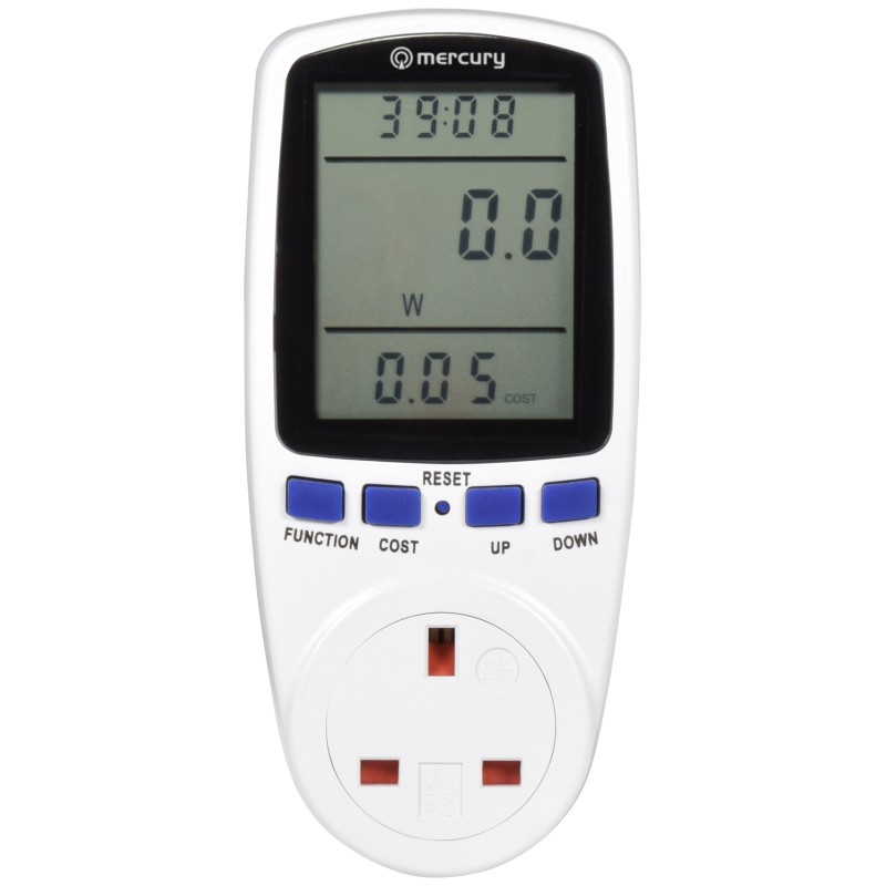 Buy Mercury Appliance Power Meter - 429.859UK - UK plug in Cyprus, Nicosia, Limassol, Larnaka, Pafos