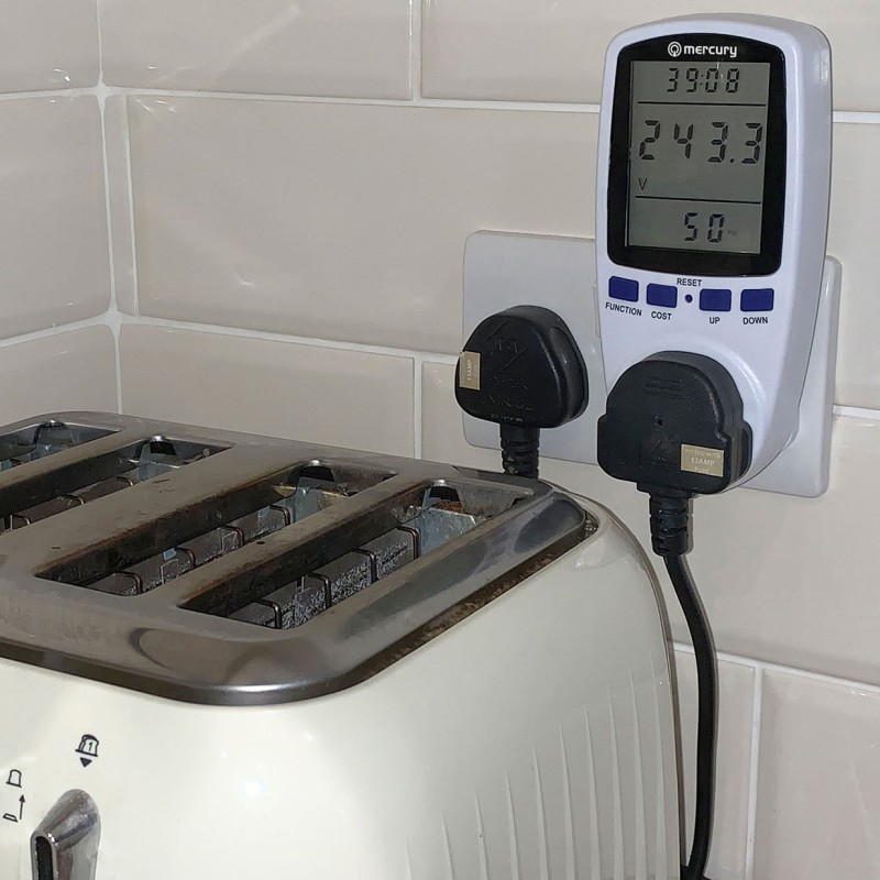 Buy Mercury Appliance Power Meter - 429.859UK - UK plug in Cyprus, Nicosia, Limassol, Larnaka, Pafos