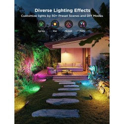 Buy Govee Outdoor Flood Lights Smart LED RGBICWW - H8057 - 4pack in Cyprus, Nicosia, Limassol, Larnaka, Pafos