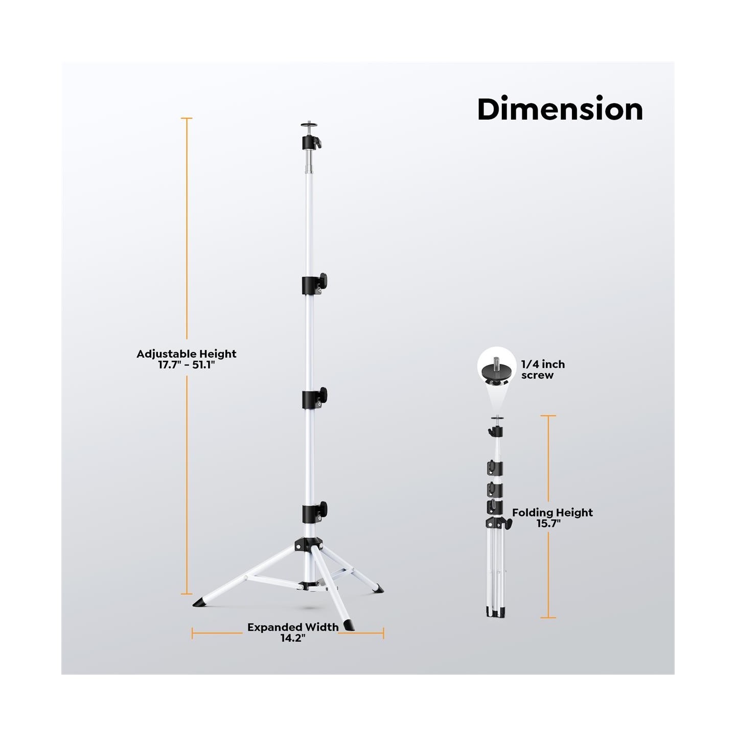 Yaber Universal Projector Floor Holder Stand - YH-130 - Universal Projector Floor Holder Stand 45-130cm