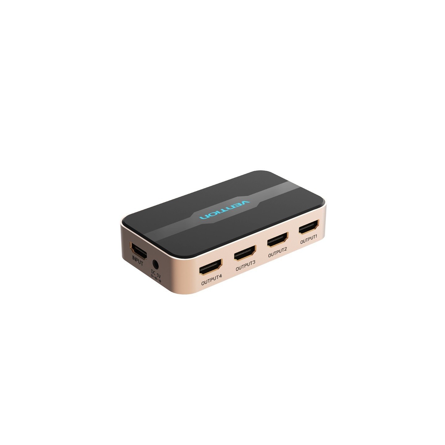 Vention HDMI Splitter - ACCG0-UK - 4-Port 4K 1.4 with UK PSU — Buy in Cyprus with Fast Delivery