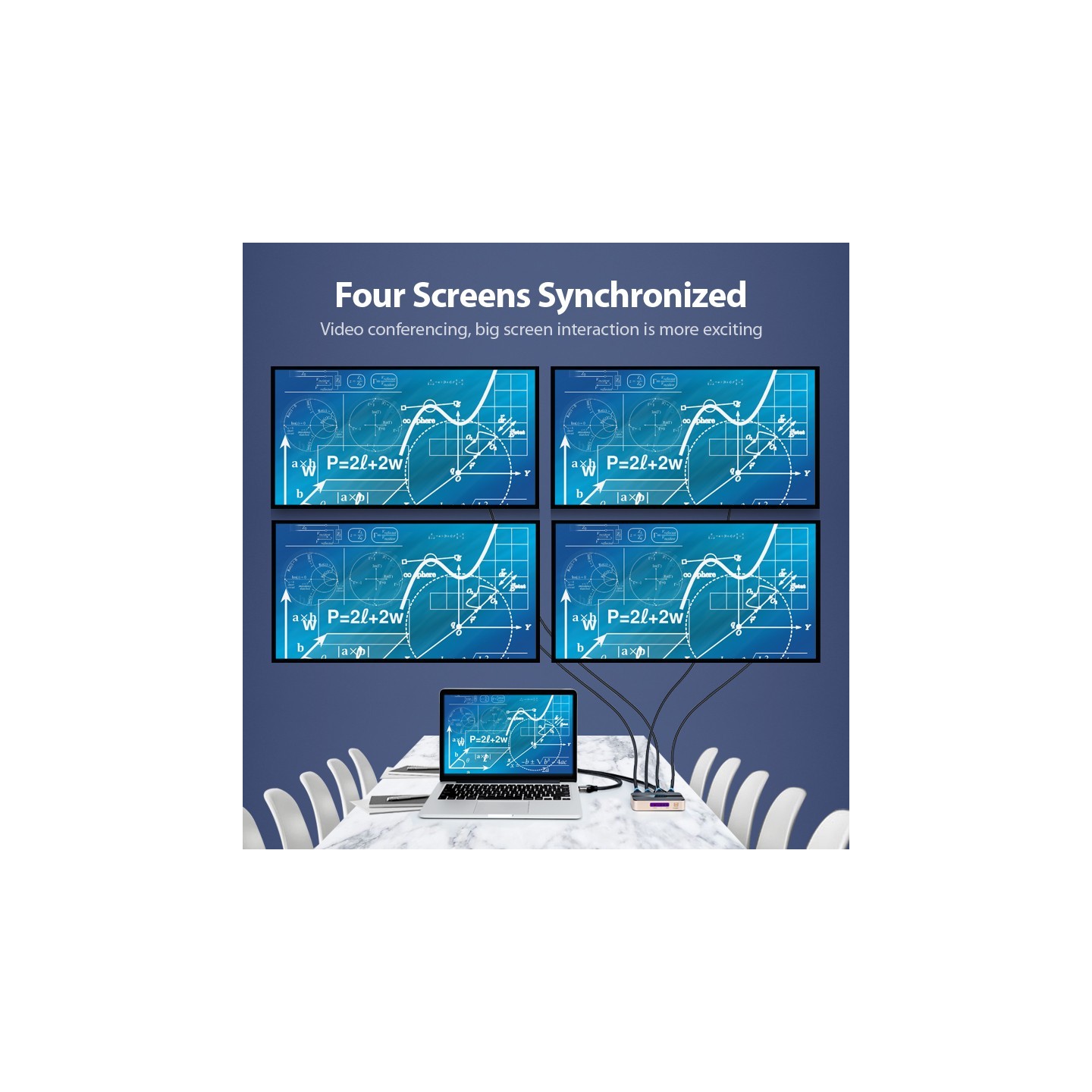 Vention HDMI Splitter - ACCG0-UK - 4-Port 4K 1.4 with UK PSU — Buy in Cyprus with Fast Delivery