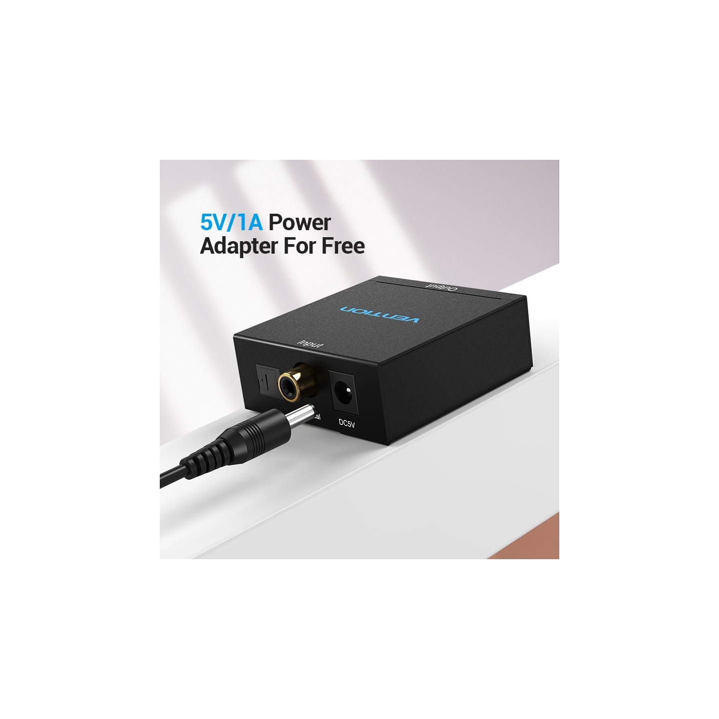 Vention Audio Converter - BDFB0 - Optical Coaxial Digital to 2RCA Analog — Buy in Cyprus with Fast Delivery