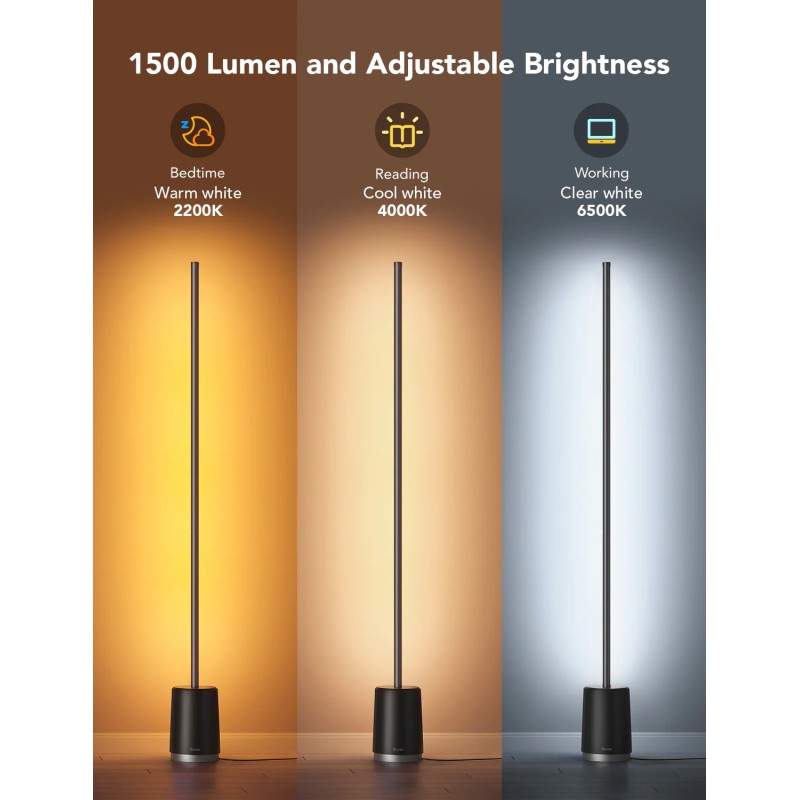 Buy Govee RGBICWW Lyra Corner Floor Lamp - H6072 - RGBICWW in Cyprus, Nicosia, Limassol, Larnaka, Pafos