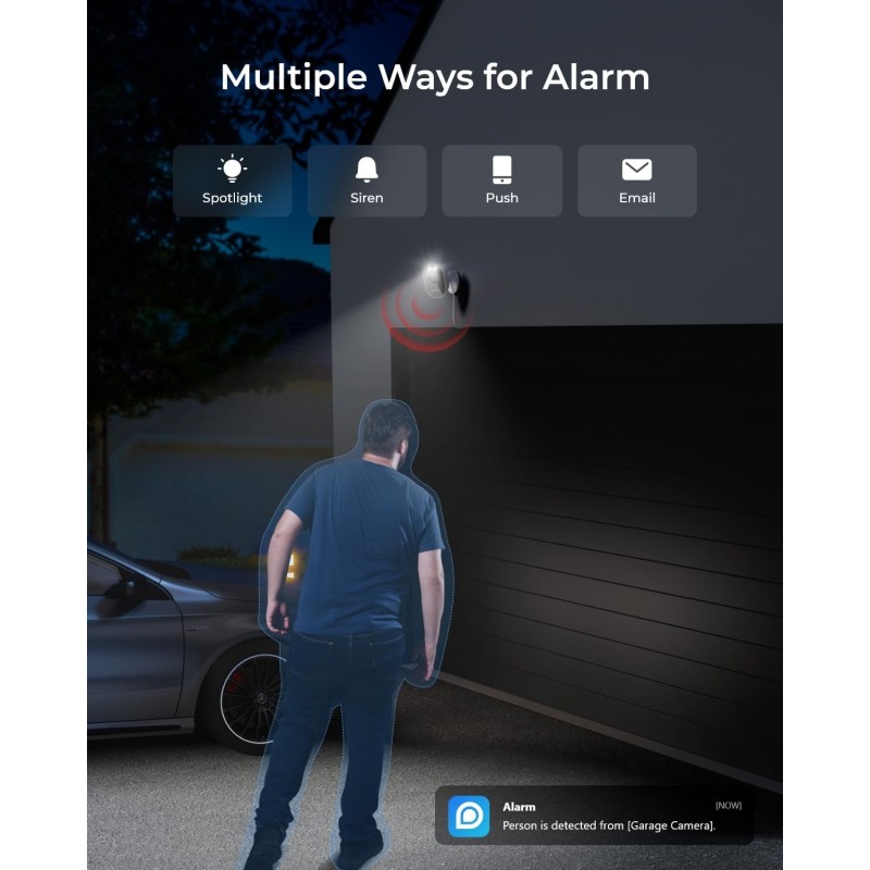 Buy Reolink WIFI Outdoor Camera - 4MP LUMUS in Cyprus, Nicosia, Limassol, Larnaka, Pafos