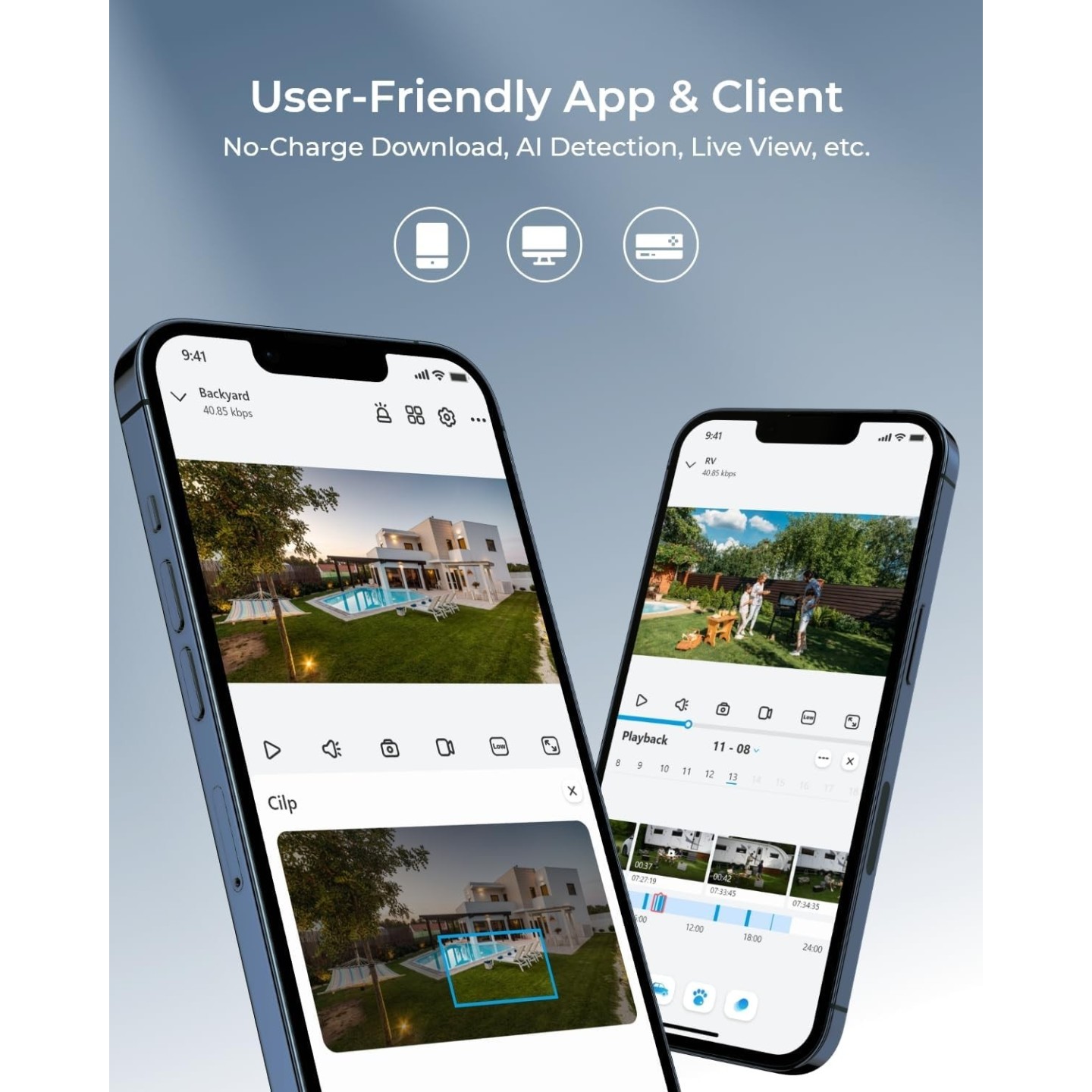 Reolink WIFI Outdoor Camera - 4MP LUMUS — Buy in Cyprus with Fast Delivery