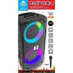 Buy iDance DJX-100MK2 Portable Karaoke Speaker with Wired Microphone USB & BT in Cyprus, Nicosia, Limassol, Larnaka, Pafos