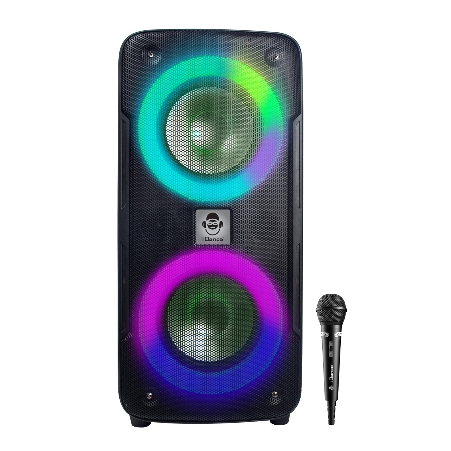 iDance DJX-100MK2 Portable Karaoke Speaker with Wired Microphone USB & BT — Buy in Cyprus with Fast Delivery