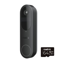 Buy Reolink BP Battery Video Doorbell 4MP - D340B - Black with Chime and 64GB Mi... in Cyprus, Nicosia, Limassol, Larnaka, Pafos