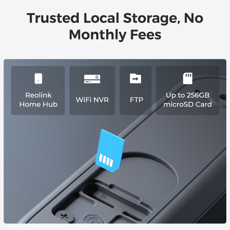 Buy Reolink BP Battery Video Doorbell 4MP - D340B - Black with Chime and 64GB Mi... in Cyprus, Nicosia, Limassol, Larnaka, Pafos