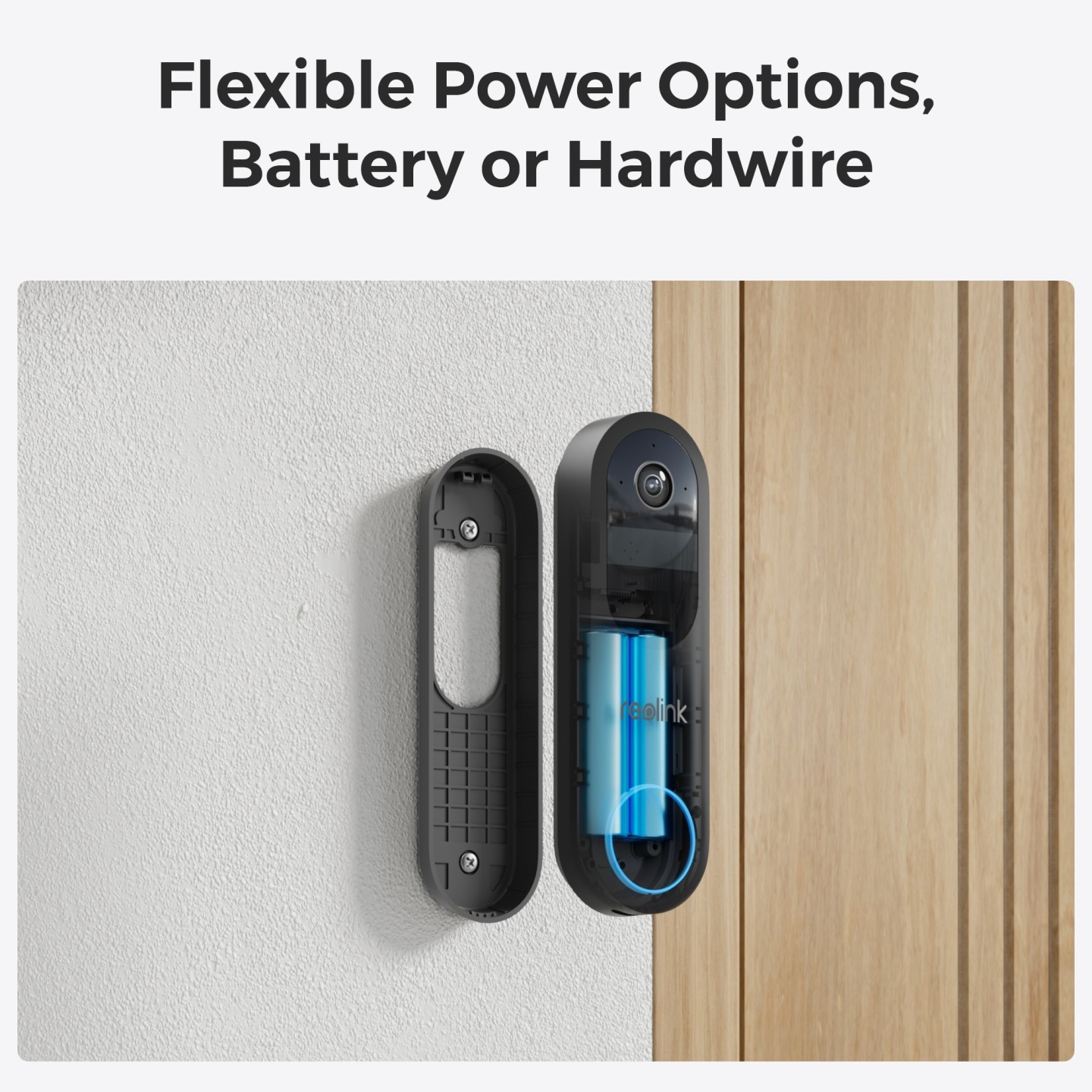 Reolink BP Battery Video Doorbell 4MP - D340B - Black with Chime and 64GB MicroSD — Buy in Cyprus with Fast Delivery