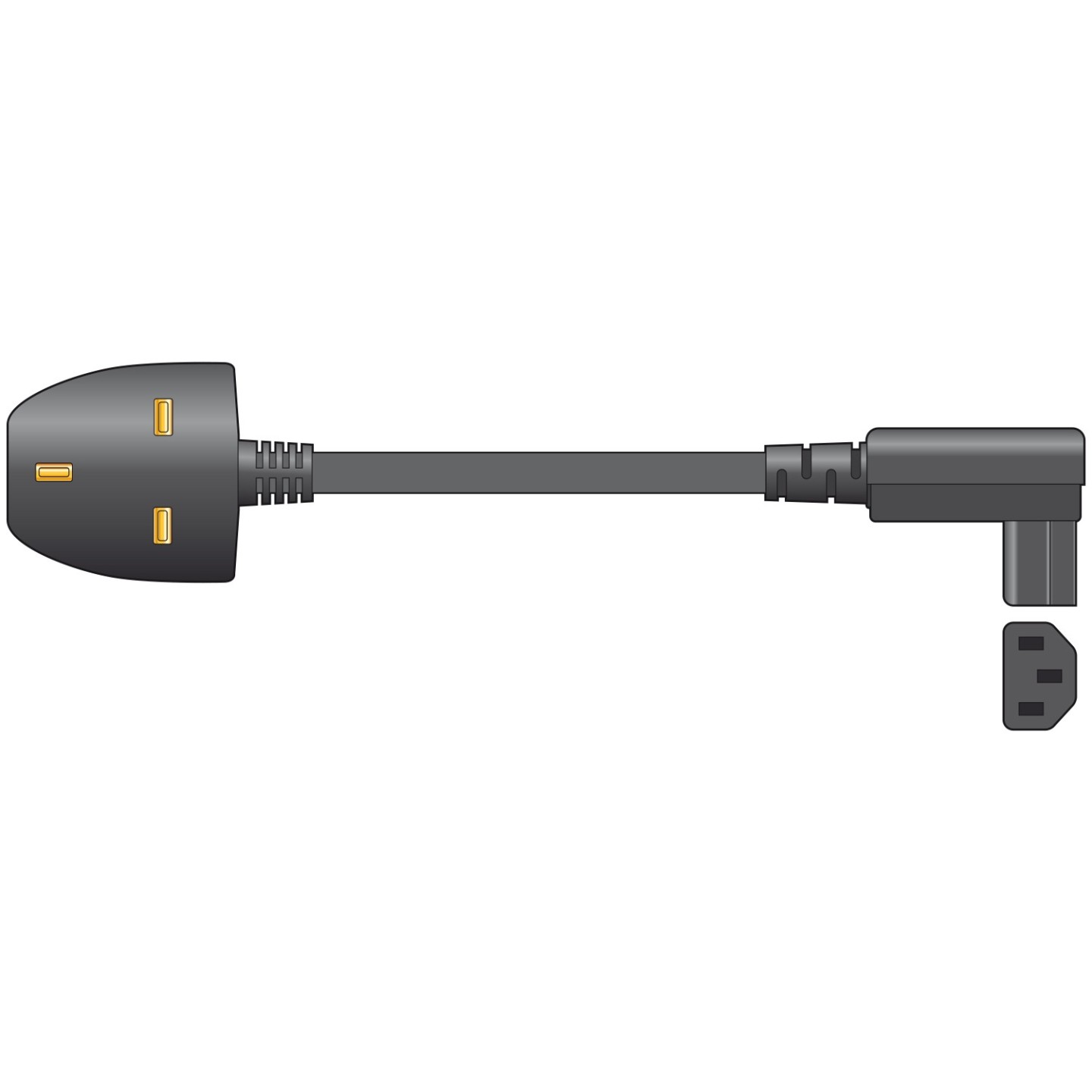 Mercury IEC RA Power Cable - 114.021UK - 1.0m Bag — Buy in Cyprus with Fast Delivery