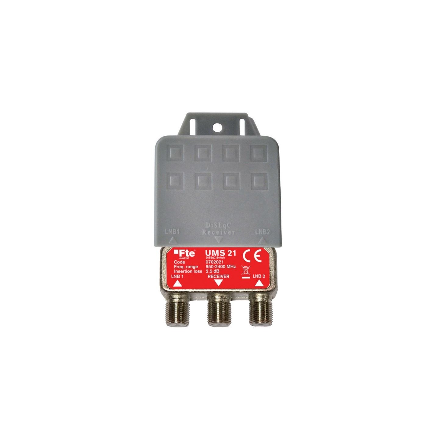 FTE Satellite Diseqc Switch - UMS21 - 2-1 — Buy in Cyprus with Fast Delivery