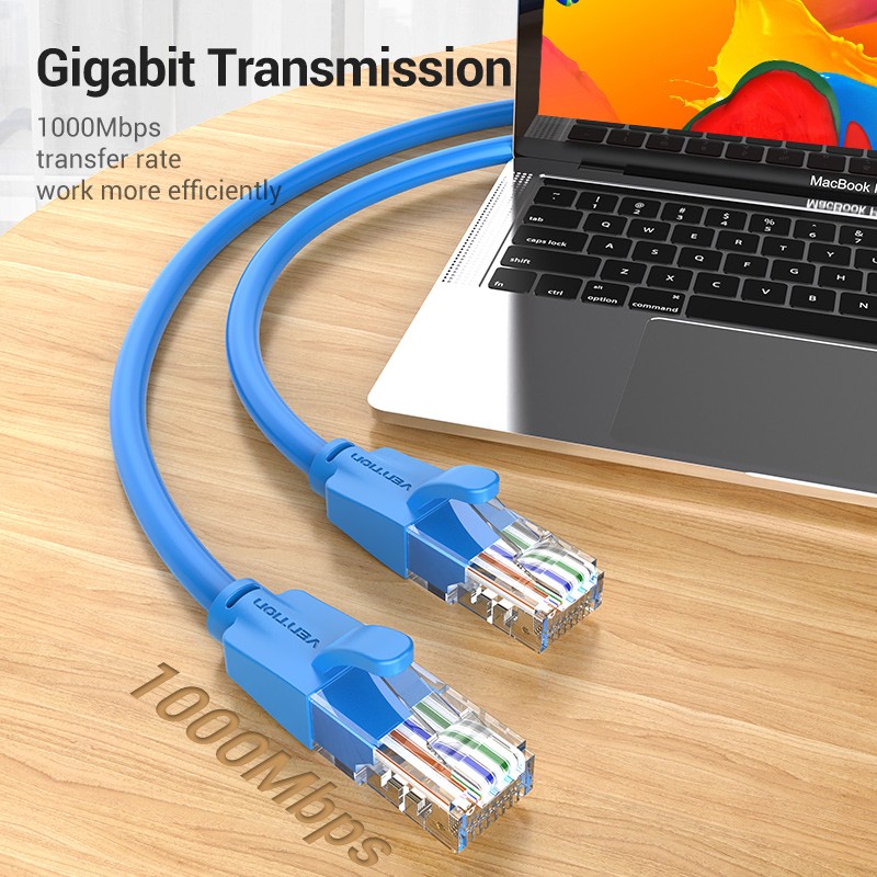 Buy Vention NETWORK Cable - CAT6 UTP 0.5m Blue IBELD in Cyprus, Nicosia, Limassol, Larnaka, Pafos