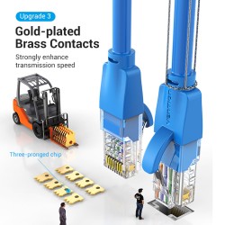 Buy Vention NETWORK Cable - CAT6 UTP 0.5m Blue IBELD in Cyprus, Nicosia, Limassol, Larnaka, Pafos