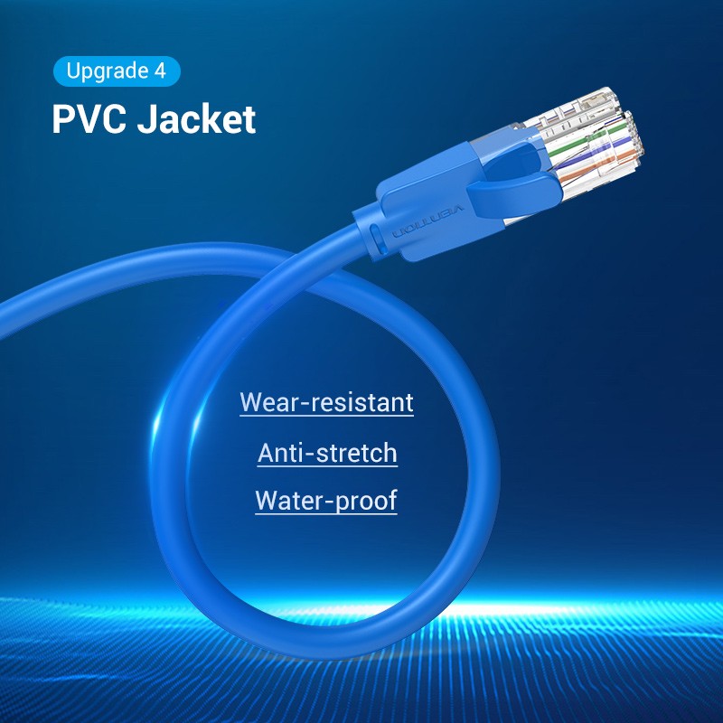 Buy Vention NETWORK Cable - CAT6 UTP 0.5m Blue IBELD in Cyprus, Nicosia, Limassol, Larnaka, Pafos