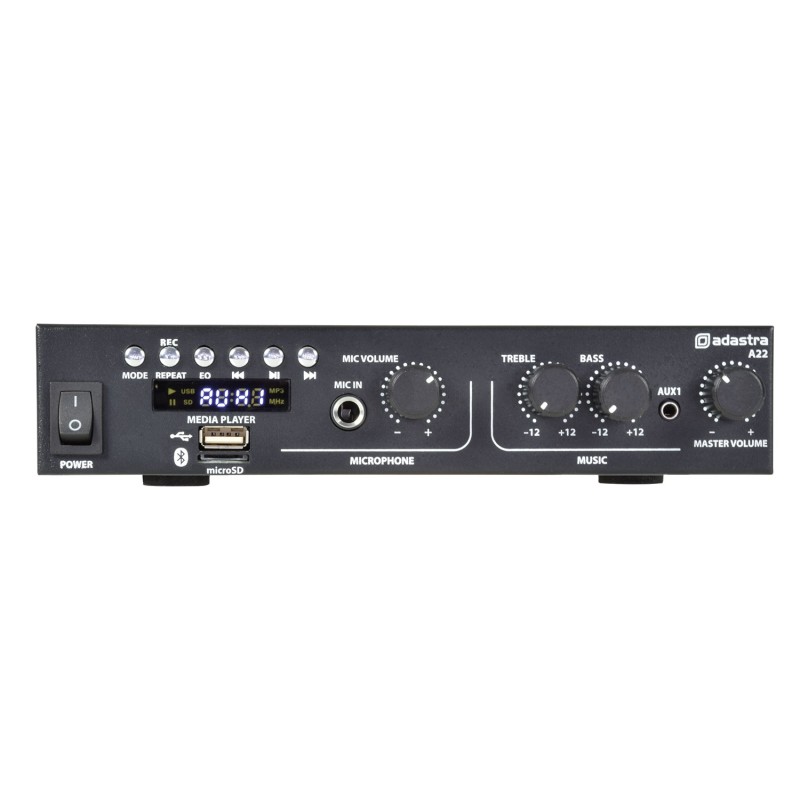Adastra A22 Stereo Amplifier - 953.422UK - USB FM BT 2x25W@8ohm — Buy in Cyprus with Fast Delivery