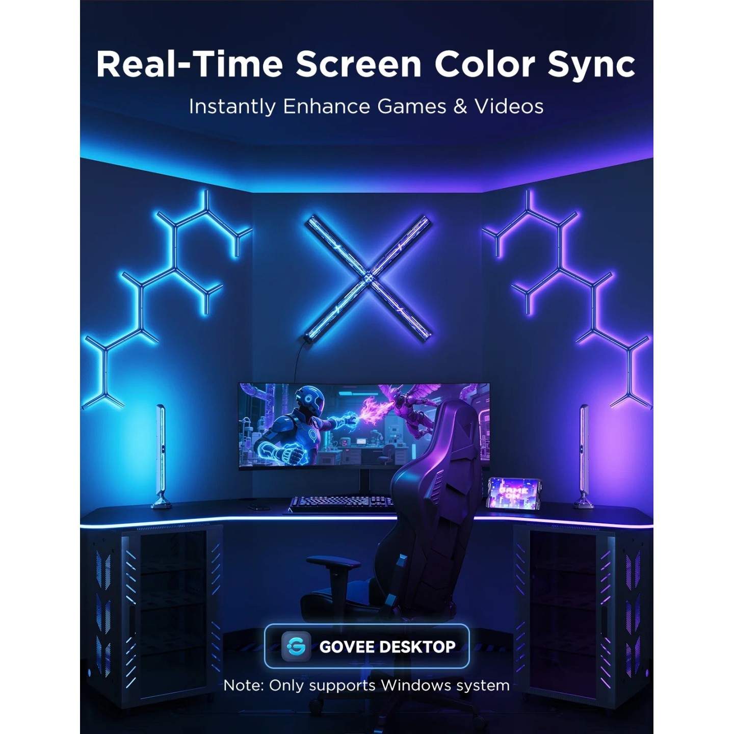 Govee Gaming Monitor Light Bars - H8048 - Pro Smart RGBIC — Buy in Cyprus with Fast Delivery