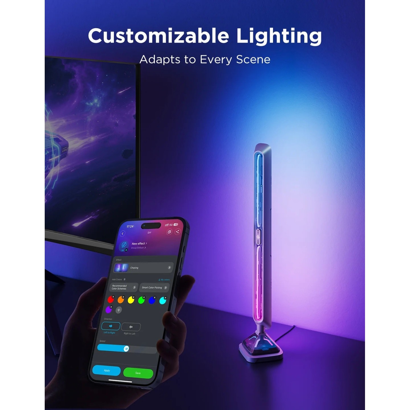 Govee Gaming Monitor Light Bars - H8048 - Pro Smart RGBIC — Buy in Cyprus with Fast Delivery