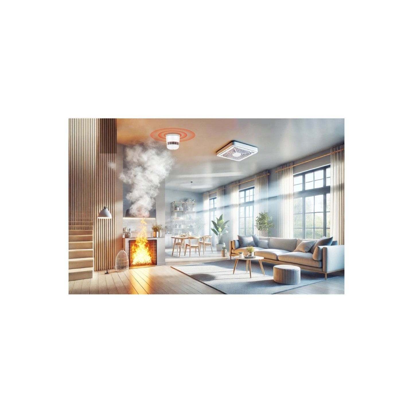 WOOX Zigbee Smart Smoke Alarm - R7305 - Zigbee Smart Smoke Alarm — Buy in Cyprus with Fast Delivery