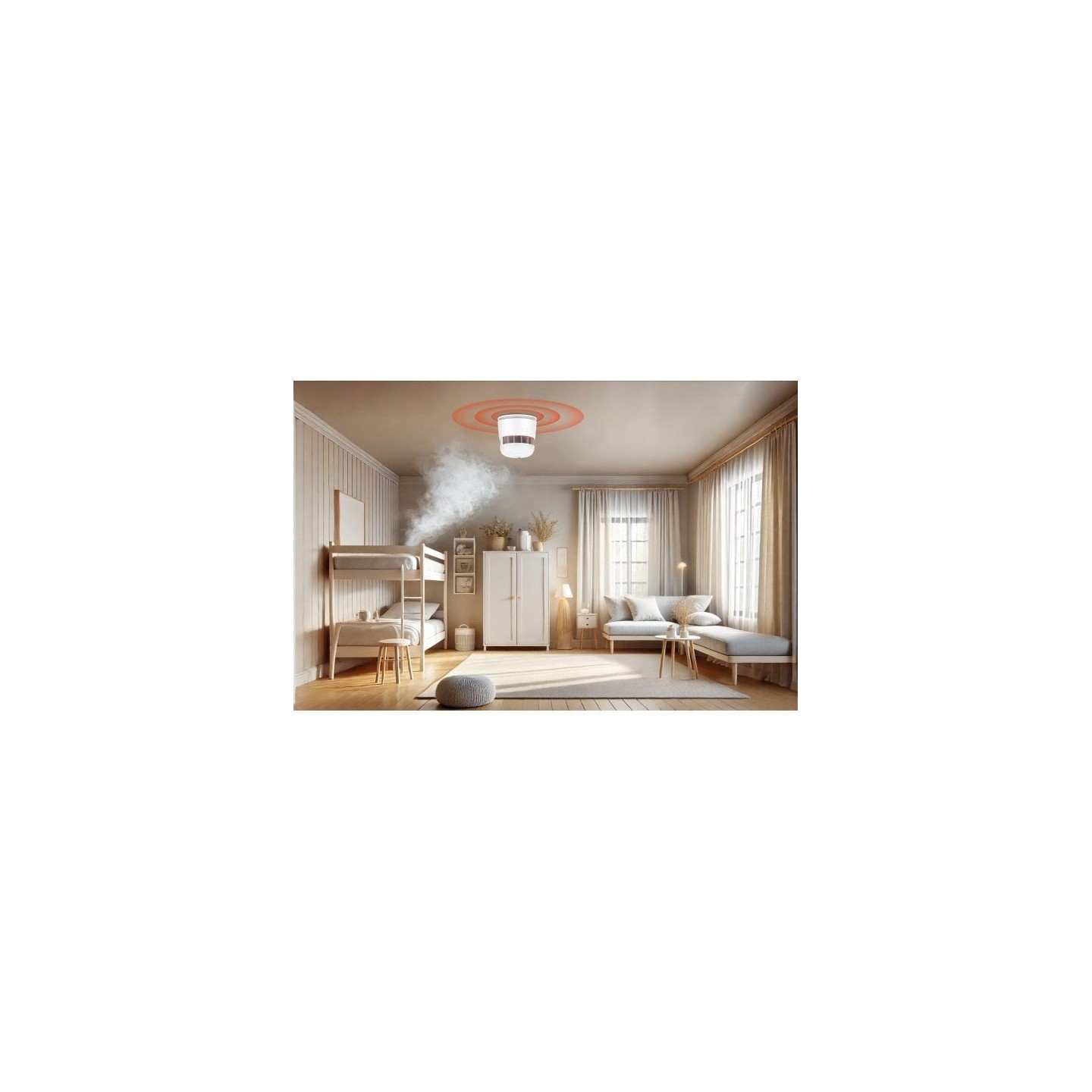 WOOX Zigbee Smart Smoke Alarm - R7305 - Zigbee Smart Smoke Alarm — Buy in Cyprus with Fast Delivery