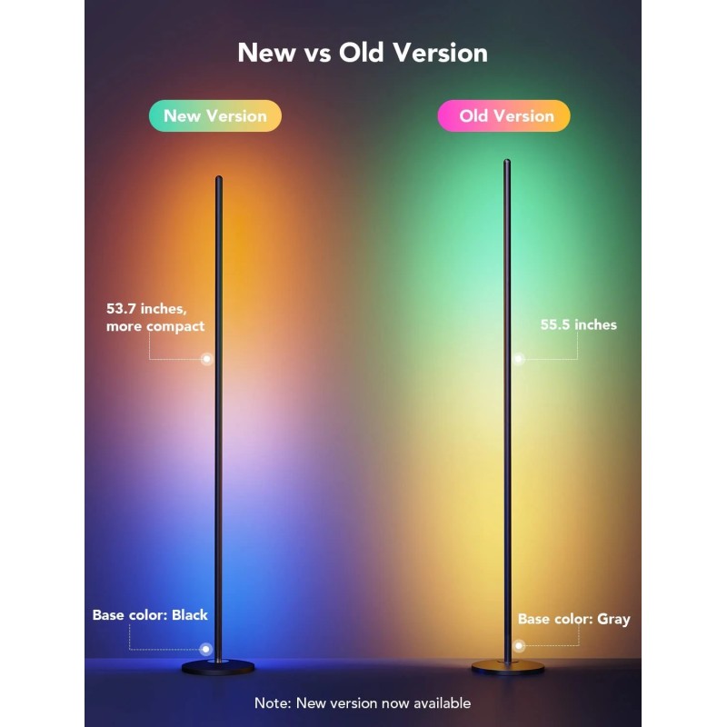 Buy Govee RGBICW Smart Corner Floor Lamp - H6076 in Cyprus, Nicosia, Limassol, Larnaka, Pafos