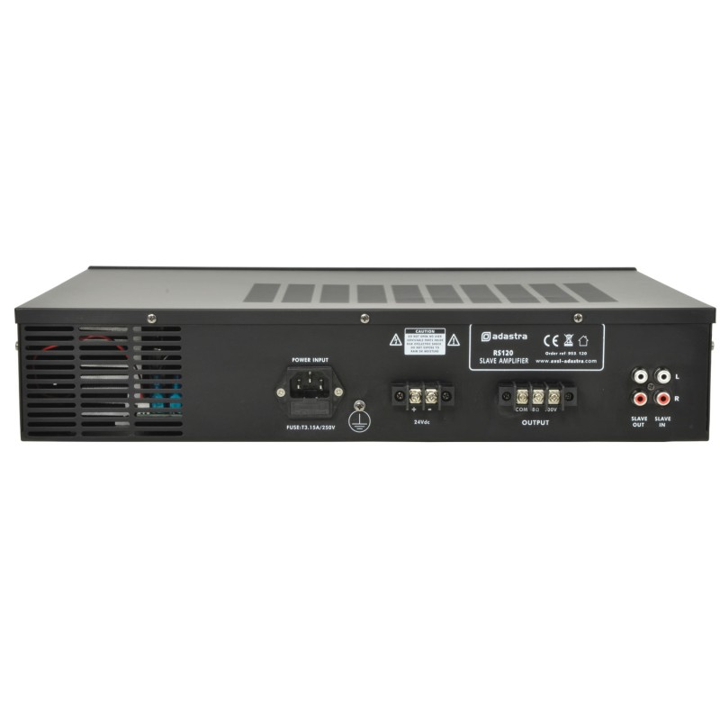 Buy Adastra Slave Amplifier - RS120 - 120W 100V Slave Amplifier 953.120UK in Cyprus, Nicosia, Limassol, Larnaka, Pafos