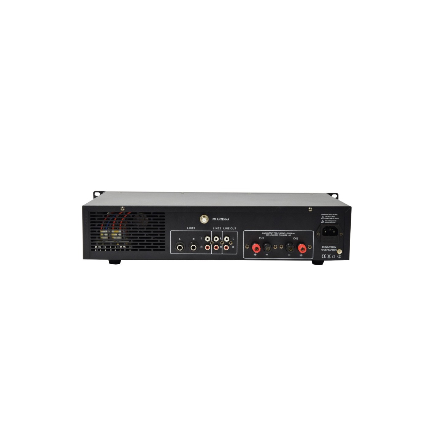 Adastra A2 Stereo Amplifier - 953.402UK - 2x200W USB BT FM — Buy in Cyprus with Fast Delivery