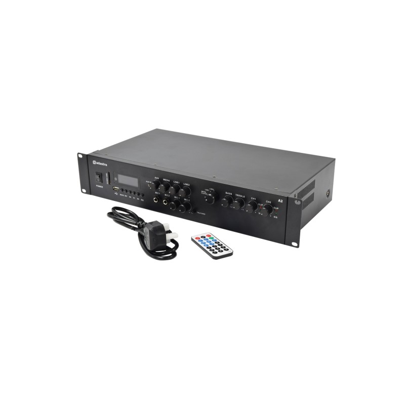 Buy Adastra A2 Stereo Amplifier - 953.402UK - 2x200W USB BT FM in Cyprus, Nicosia, Limassol, Larnaka, Pafos