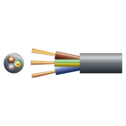 Buy Mercury Mains Cable - 804.345UK - 3 Core 10A 1.0mm 50m in Cyprus, Nicosia, Limassol, Larnaka, Pafos