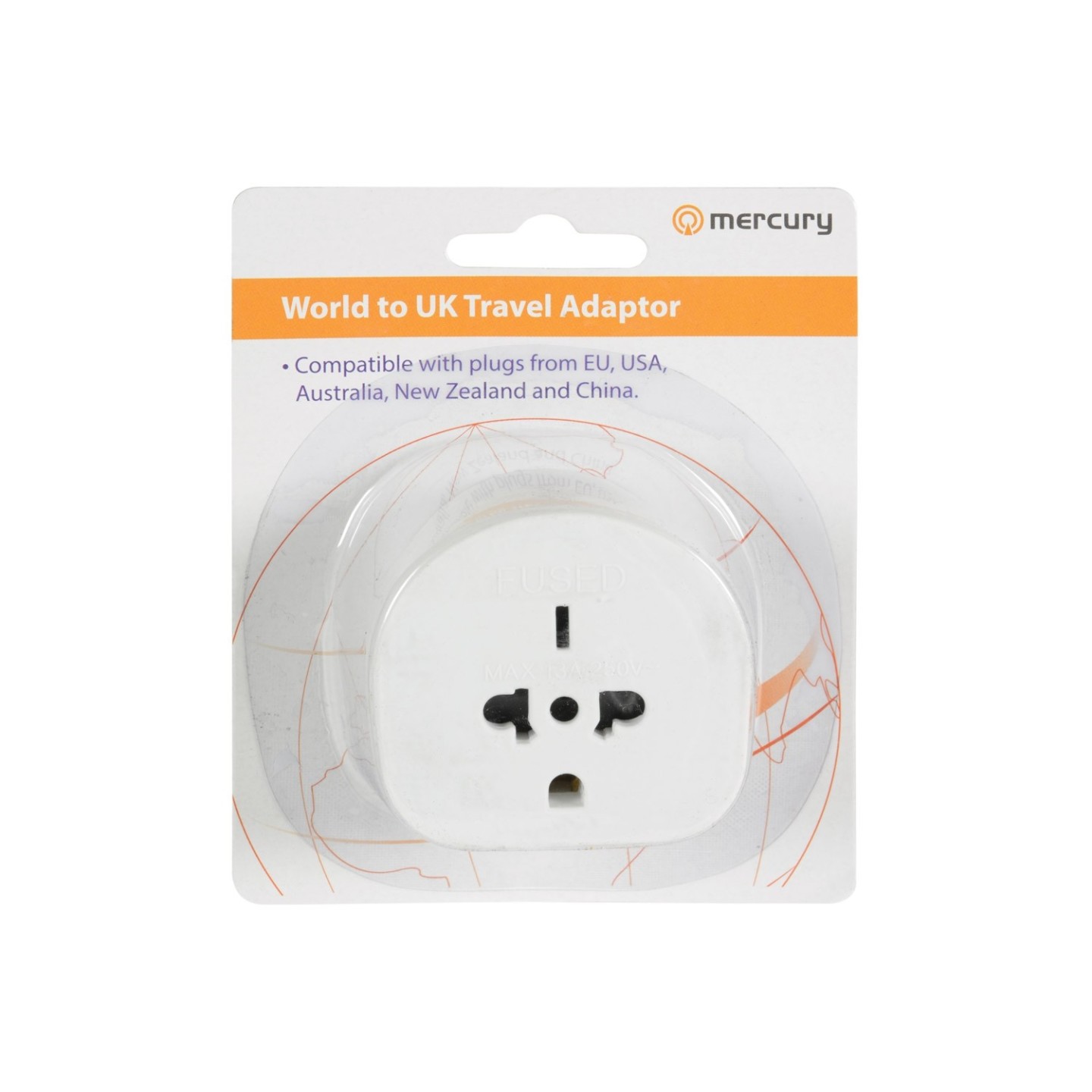 Mercury World to UK Plug Adapter - 429.832UK - World to UK — Buy in Cyprus with Fast Delivery