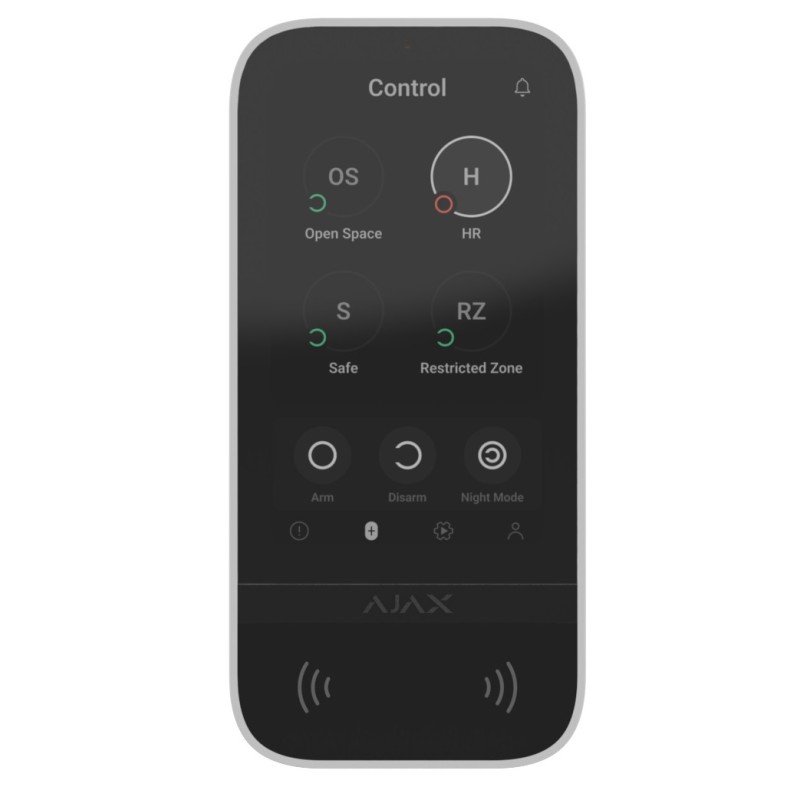 Buy AJAX Keypad Touchscreen - White in Cyprus, Nicosia, Limassol, Larnaka, Pafos