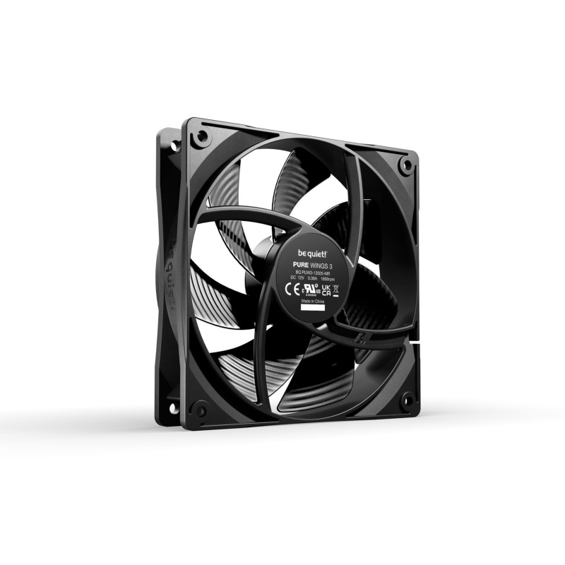 Buy be quiet! Pure Wings 3 120mm BL104 - Case Fan, Black, 1600 RPM, 3-pin in Cyprus, Nicosia, Limassol, Larnaka, Pafos