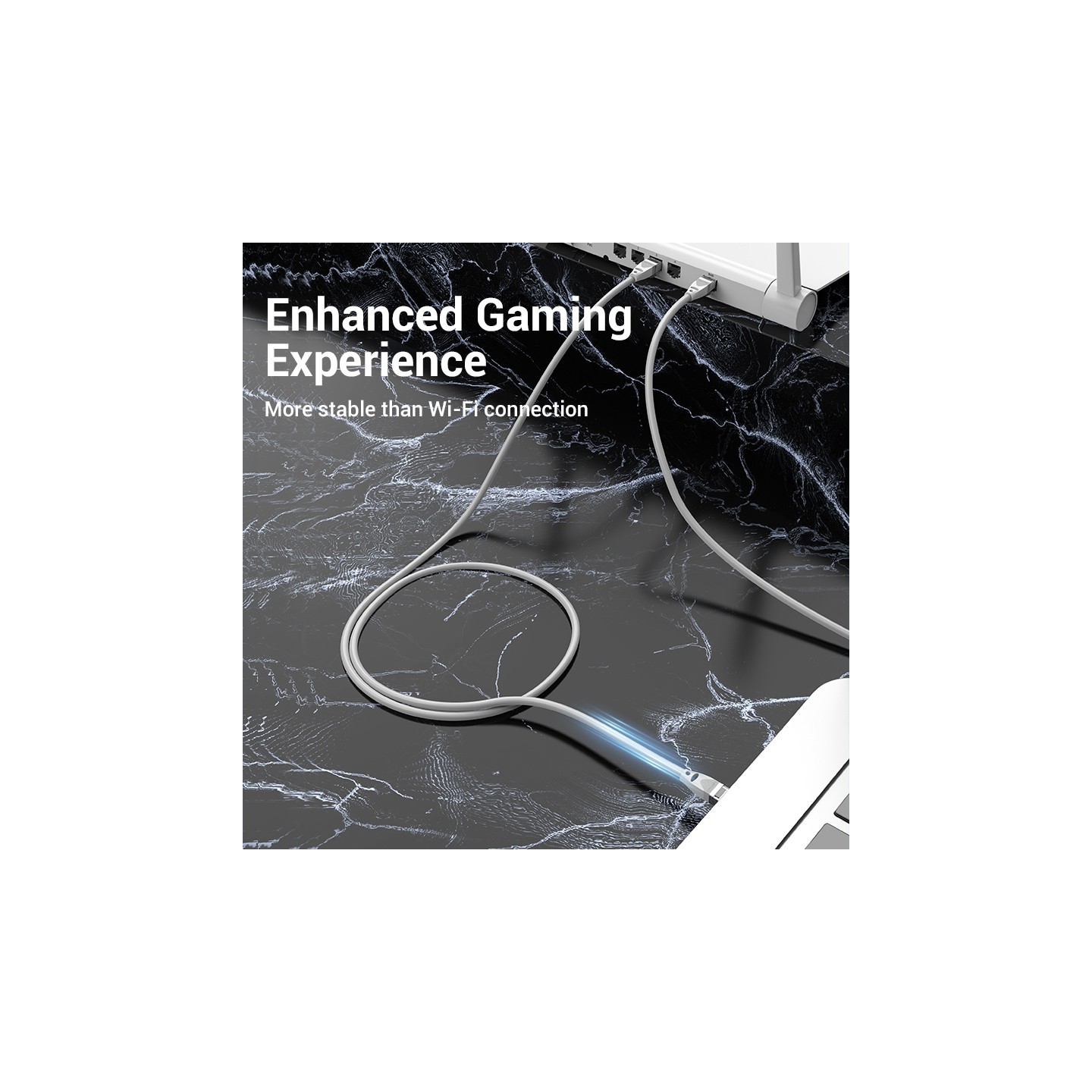 Vention Network Cable - IBHHJ - CAT6A SFTP 5.0m Grey — Buy in Cyprus with Fast Delivery