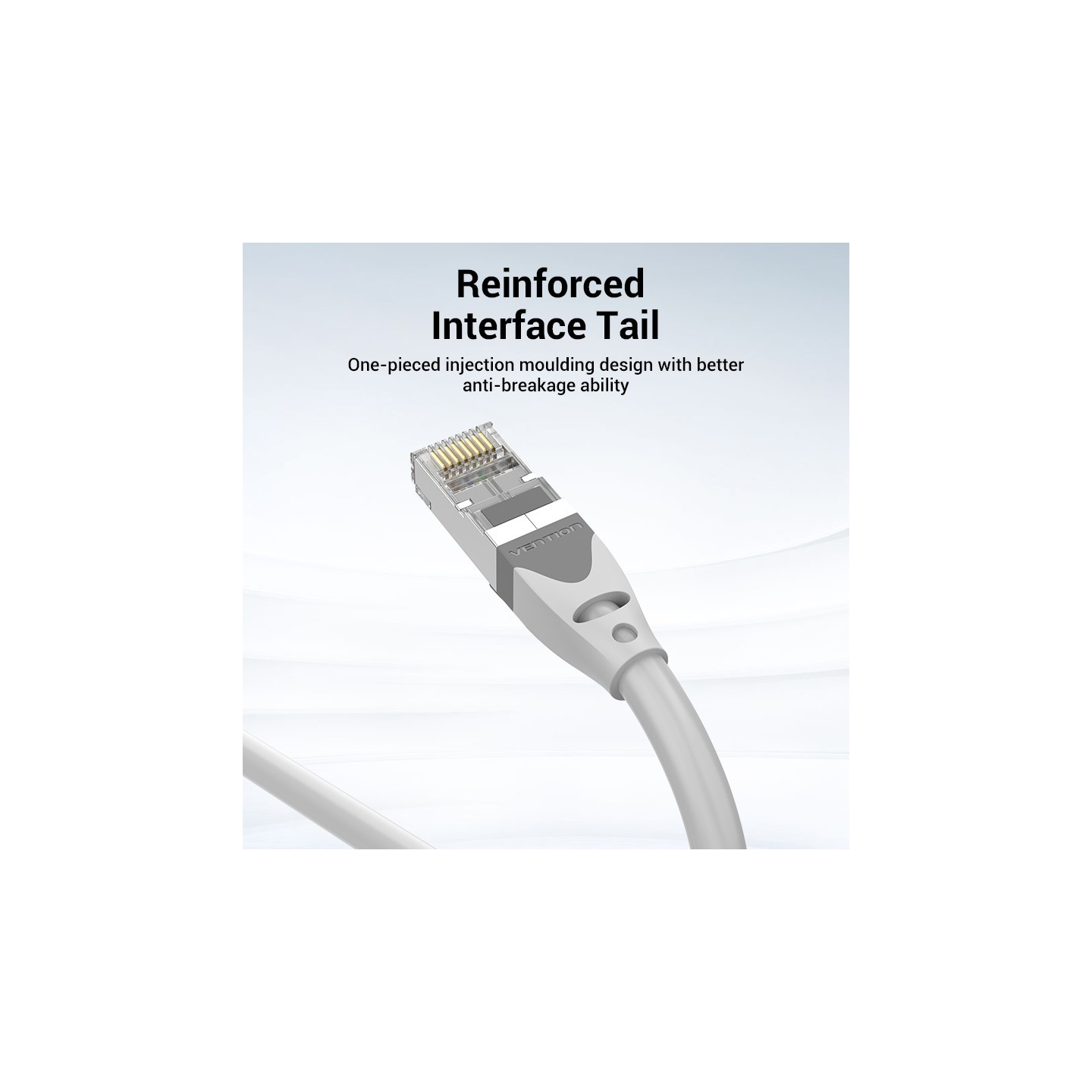 Vention Network Cable - IBHHJ - CAT6A SFTP 5.0m Grey — Buy in Cyprus with Fast Delivery