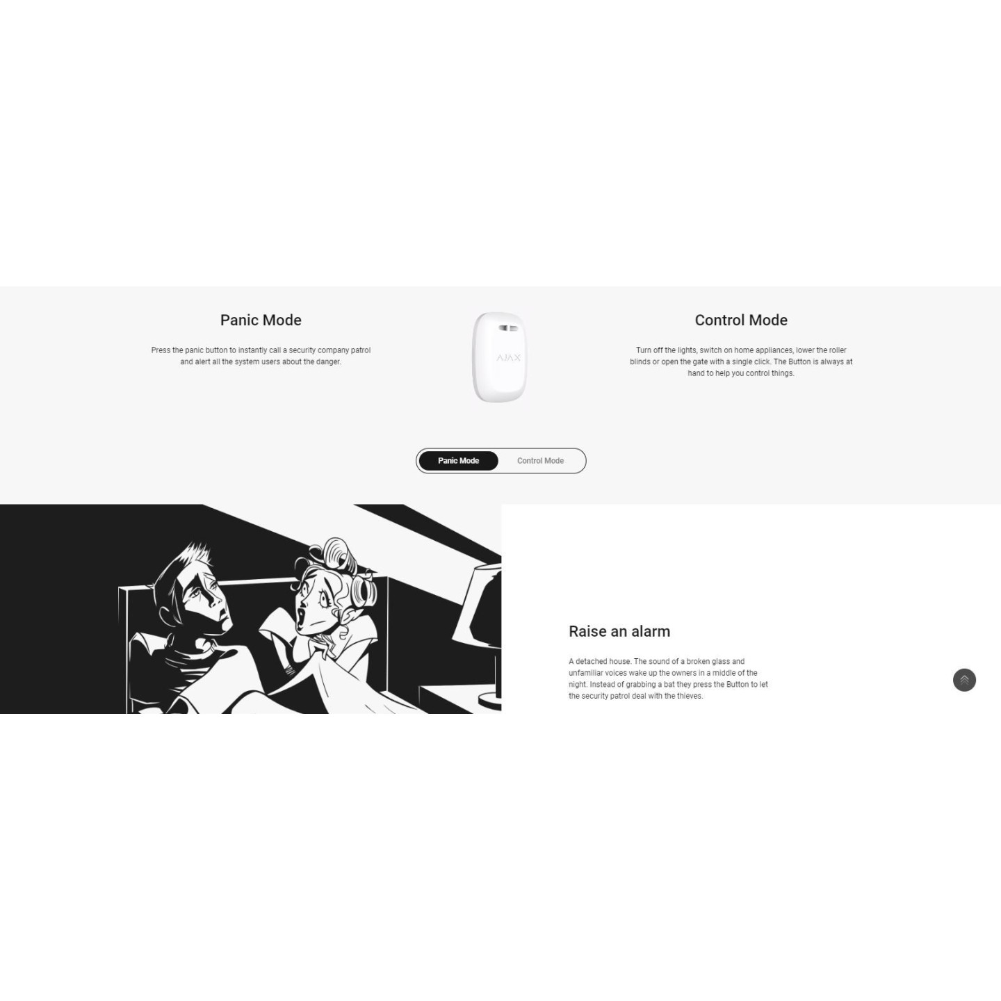 AJAX Panic Button-Remote Control - Wireless — Buy in Cyprus with Fast Delivery