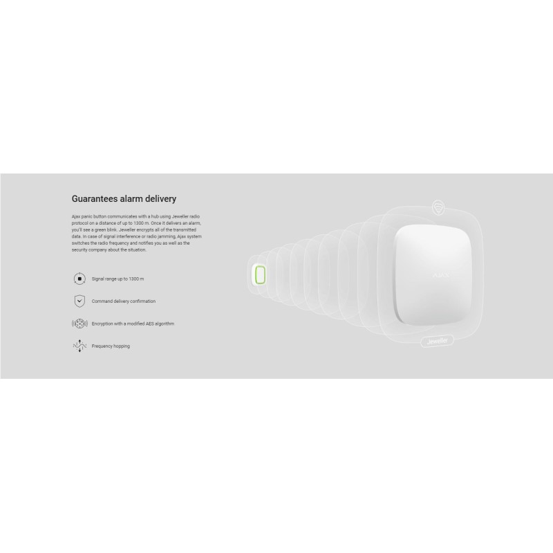 Buy AJAX Panic Button-Remote Control - Wireless in Cyprus, Nicosia, Limassol, Larnaka, Pafos