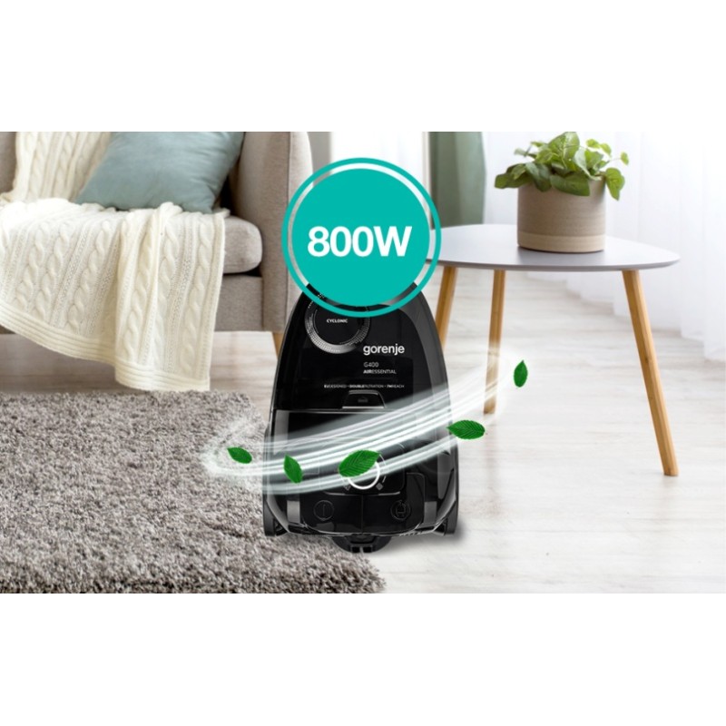 Buy Gorenje Cleaning Vacuum - VCE01G4AEBK - Bagless 800W 3.3L 5m in Cyprus, Nicosia, Limassol, Larnaka, Pafos