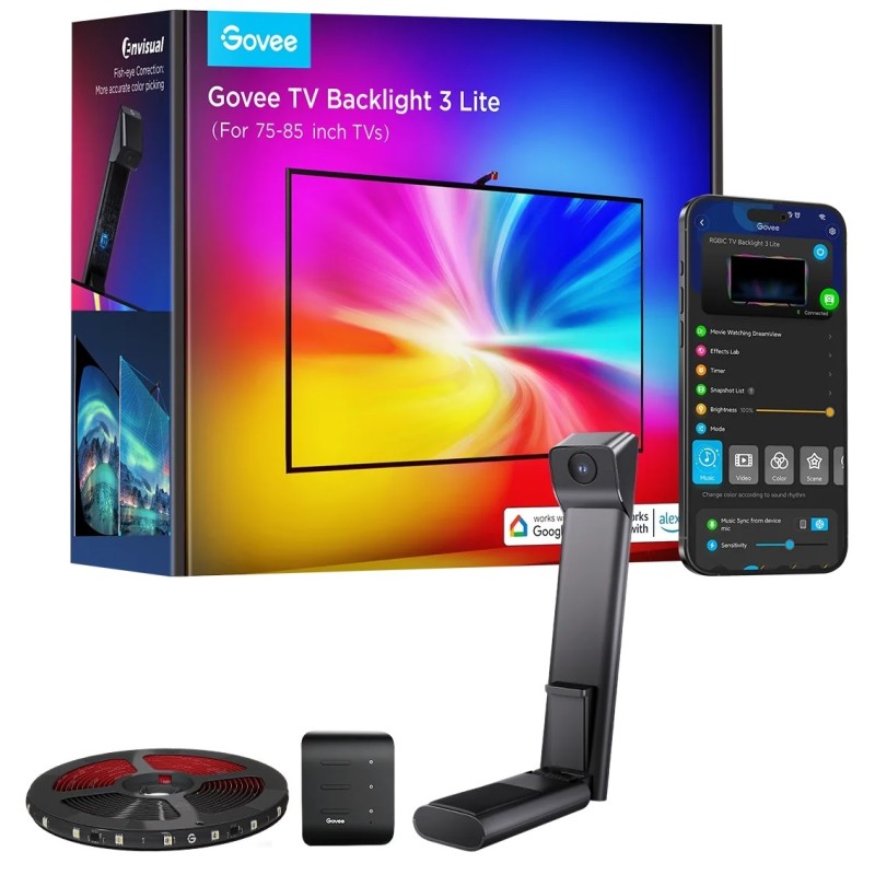 Buy Govee TV Backlight 3 Lite - H6099 - (75-85 inch) (UK) in Cyprus, Nicosia, Limassol, Larnaka, Pafos