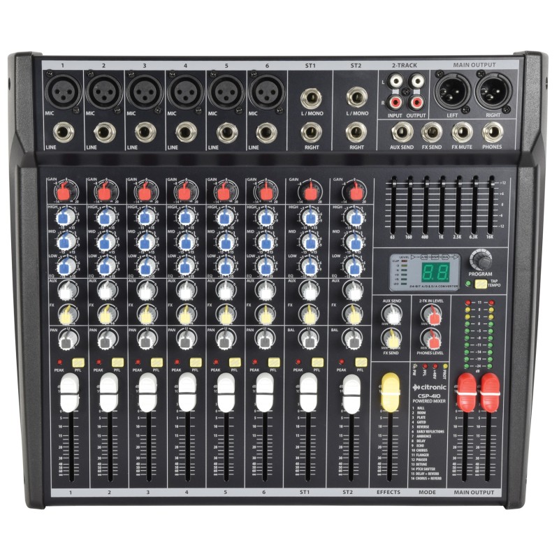 Buy Citronic Mixer & Amplifier - CSP410 - 10 Channel Mixer & Amplifier 400W with... in Cyprus, Nicosia, Limassol, Larnaka, Pafos