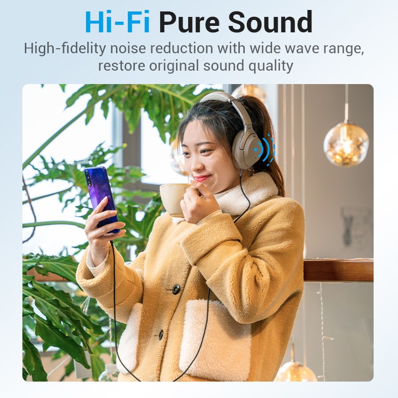 Buy Vention Audio Converter - BGKHF - USB-C to 3.5mm Male Cable 1.0m in Cyprus, Nicosia, Limassol, Larnaka, Pafos