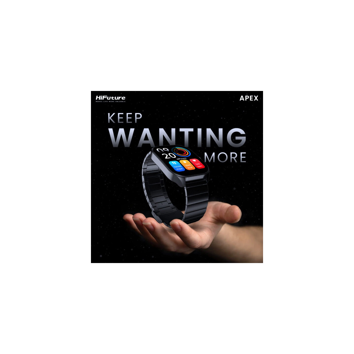 HiFuture APEX SmartWatch - Black — Buy in Cyprus with Fast Delivery