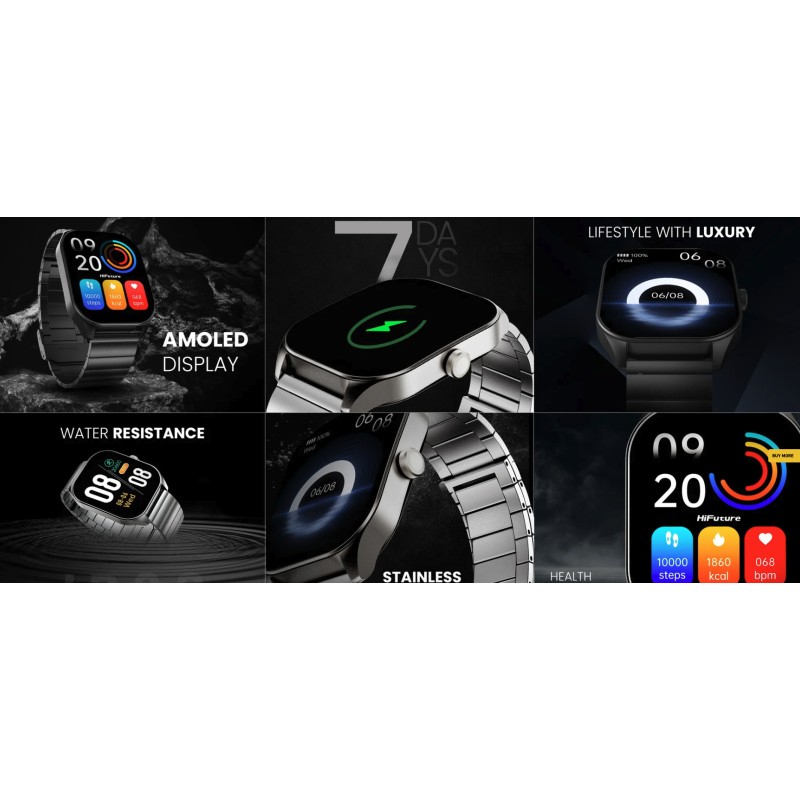 Buy HiFuture APEX SmartWatch - Black in Cyprus, Nicosia, Limassol, Larnaka, Pafos