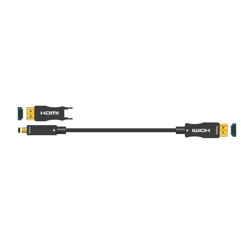 Buy AV:Link HDMI Active Optical Cable w Detachable Head - 112.292UK - 20.0m in Cyprus, Nicosia, Limassol, Larnaka, Pafos