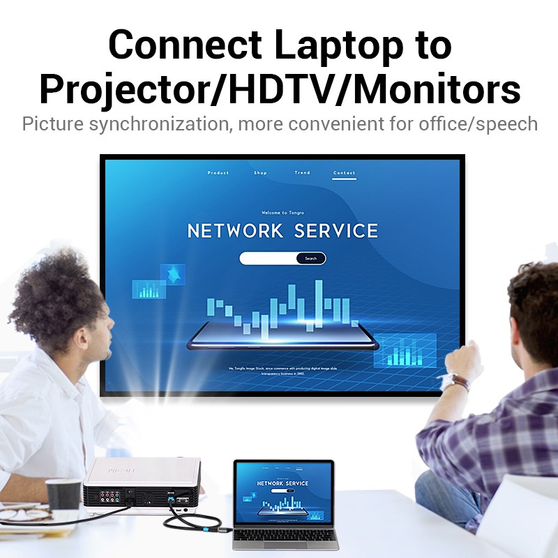 Buy Vention Converter USB-C to DP Adapter - TCCH0 - 4K60Hz Metal in Cyprus, Nicosia, Limassol, Larnaka, Pafos