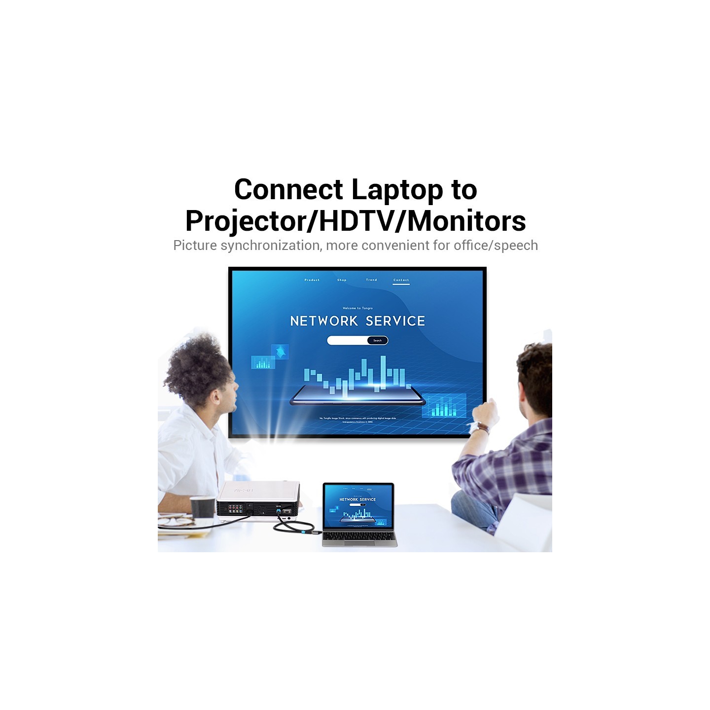 Vention Converter USB-C to DP Adapter - TCCH0 - 4K60Hz Metal — Buy in Cyprus with Fast Delivery